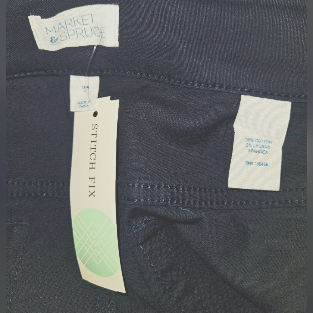Stitch Fix/Market & Spruce Navy Blue Women's Skirt NWT - Picture 3 of 3